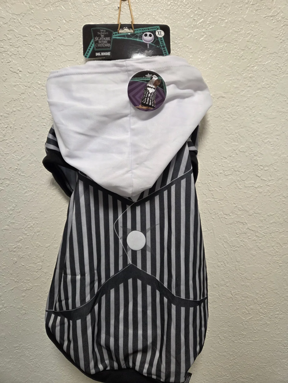 Jack Skellington Dog Hoodie Tee